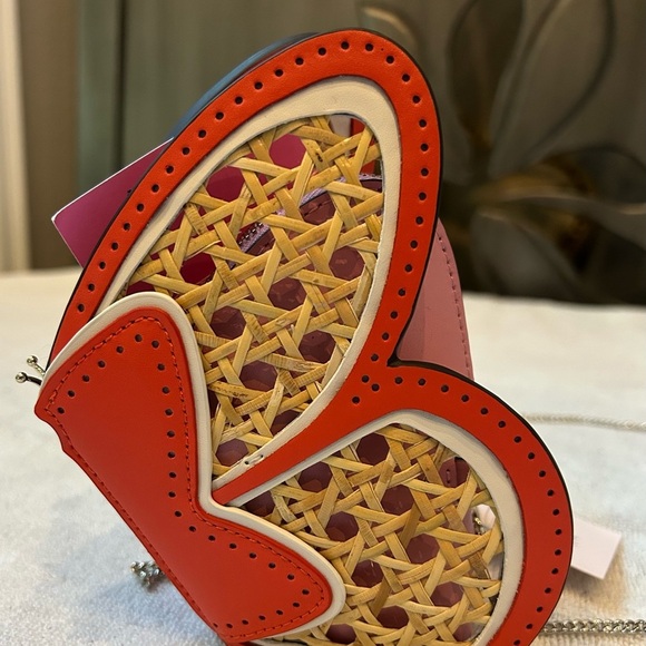 Kate spade wing it coin purse with gold chain - Picture 2 of 9